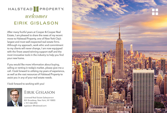 E Gislason Announcement eblast